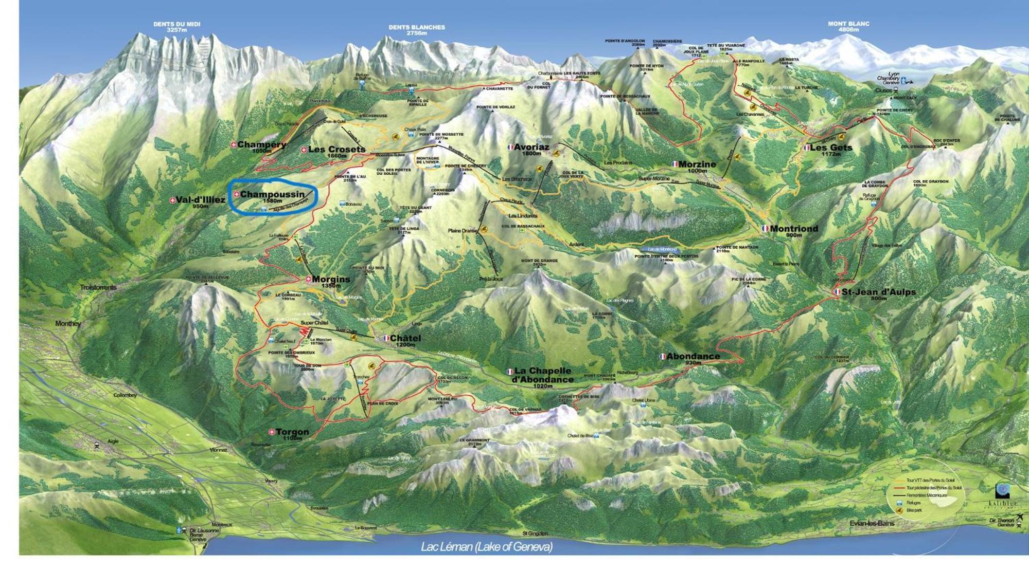 Alpage Immo Location Service Champoussin Kültér fotó